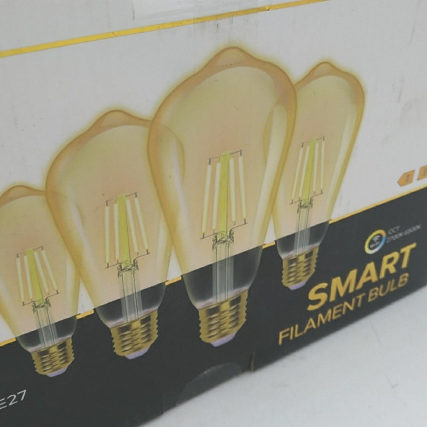 Aigostar Glühbirne Beleuchtung Lampen E27 Dimmbare Retroglühbirnen 6W Warmlicht Energieeffizient
