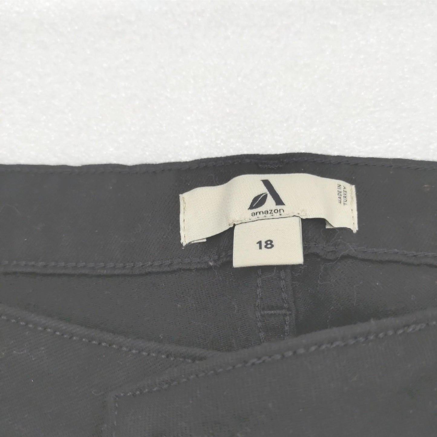 Amazon Aware Damen Jeans Bekleidung schmal geschnitten schwarz 46 mittelhohe Taille elegant