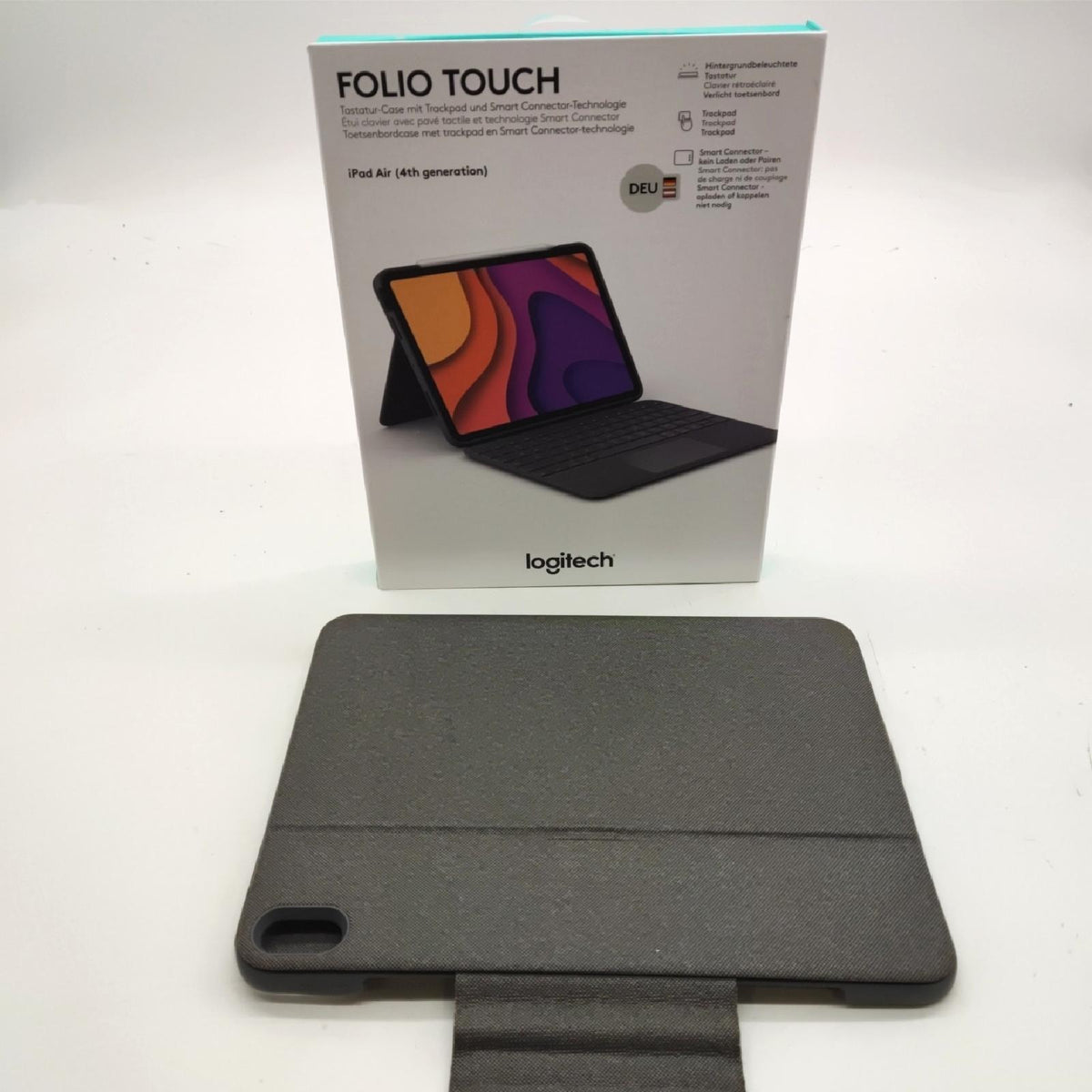 Logitech Folio Touch iPad Hue lle Tastatur Trackpad Smart Connector Defekt startet nicht