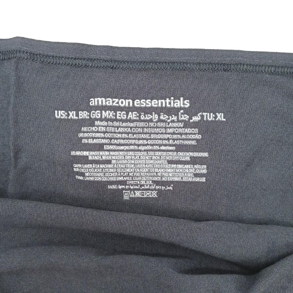 Amazon Essentials Slip Damenunterwäsche Unterwäsche Schwarz X Large Komfort Baumwolle Stretch