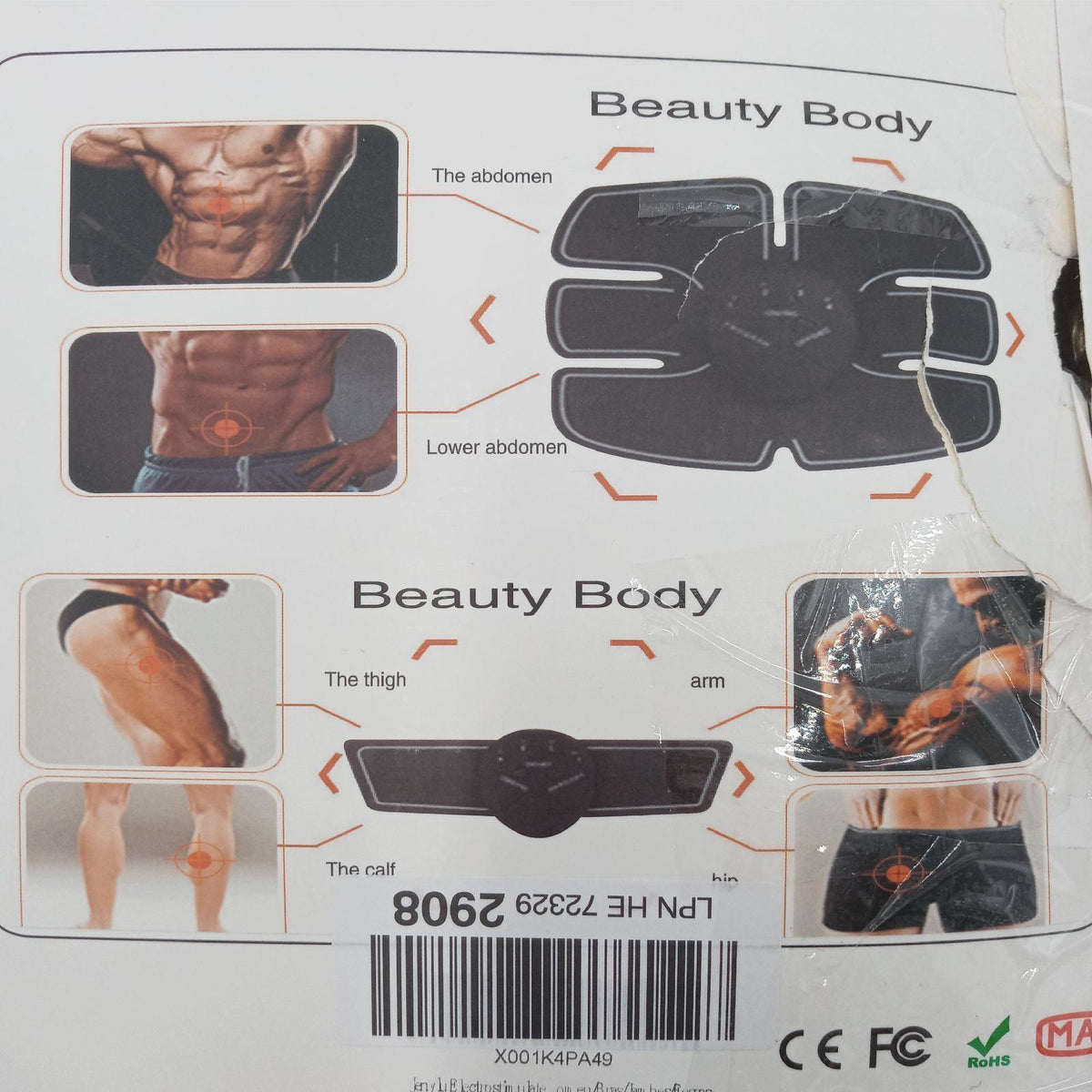 Jenylu EMS Trainingsgerät EMS Bauchtrainer Elektrisch Muskelstimulationsgeräte 6 Modi & 10 Intensitäten USB Wiederaufladbar EMS Bauchmuskeltrainer bauchtrainer für zuhause Bauch/Arm/Bein/Po Trainer