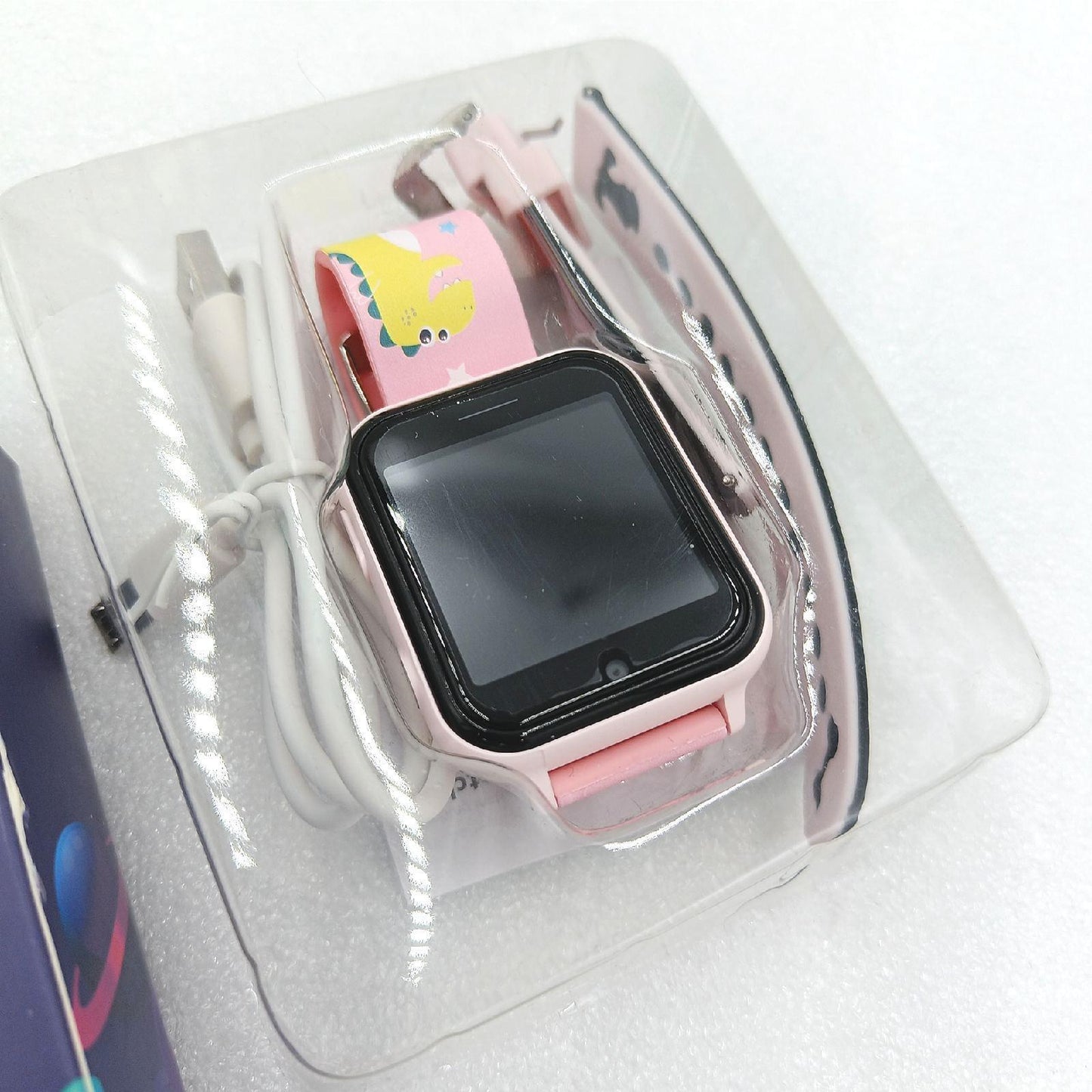 Kinder-Spiel-Smartwatch, Musik-Player, Smartwatch, Video-Recorder, 10 Lernspiele (eingebaute 1 GB SD-Karte), Sport-Armbanduhr für Alter 3–14 Jahre, Geschenk für Jungen und Mädchen, Rosa