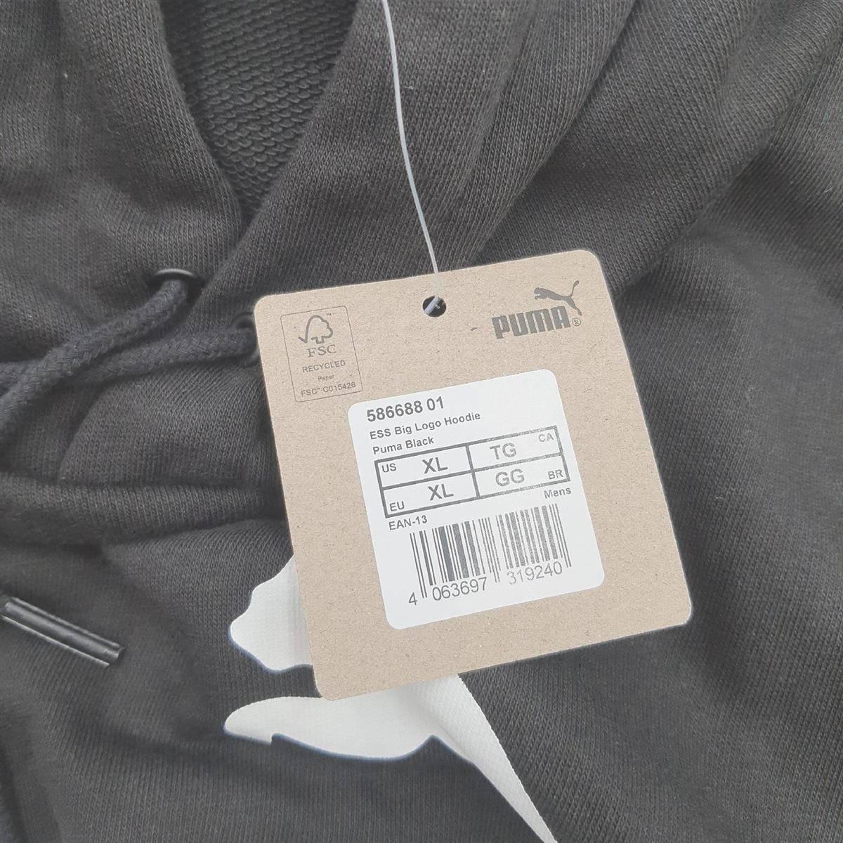 Puma Sweatshirt Herren Big Logo Pullover Puma Black XL EU Kapuzenpulli Hoodie