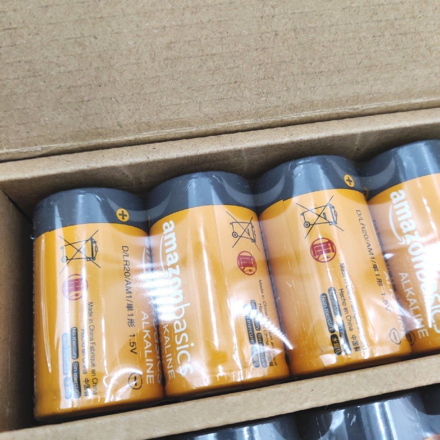 Amazon Basics Batterien D Typ Power Batteriepack 12 Stück lange Haltbarkeit