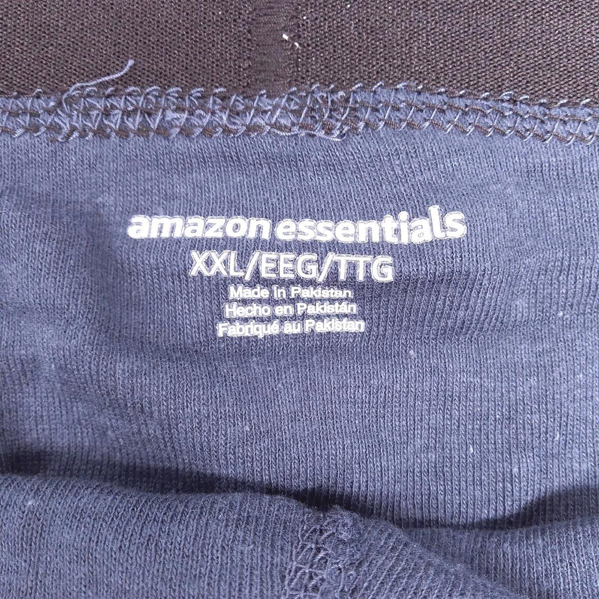 Amazon Essentials Boxershorts Herren Unterwäsche Dunkelblau Dunkelgrau Dunkles Marineblau XXL Bequem