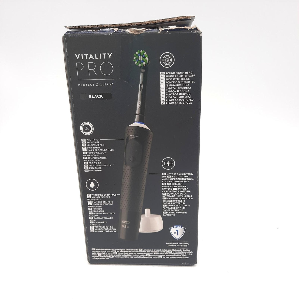 Oral-B Vitality Pro Elektrische Zahnbürste Schwarz