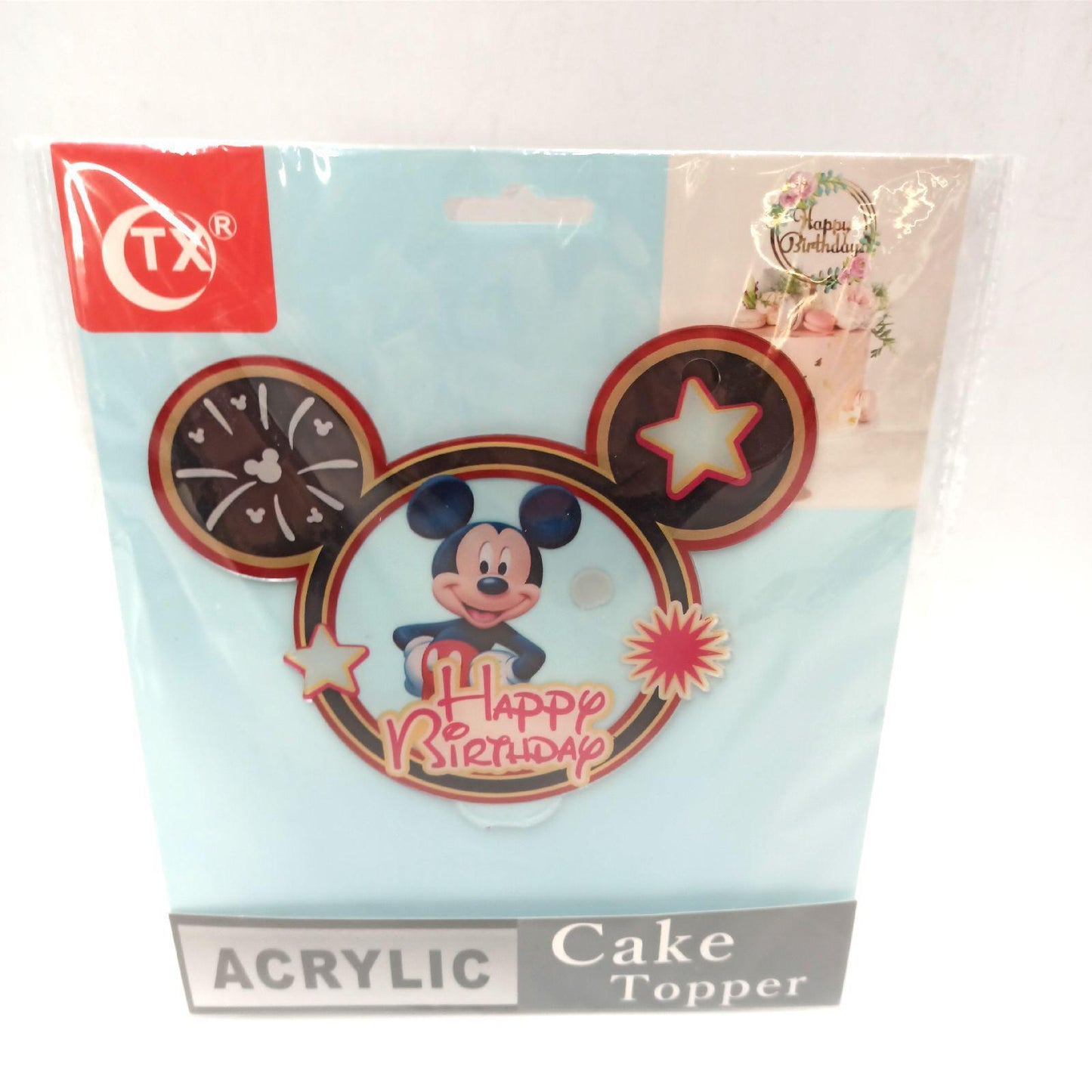 Mickey Minnie Cupcake Toppers Kindergeburtstag Party Muffin Babioms deco