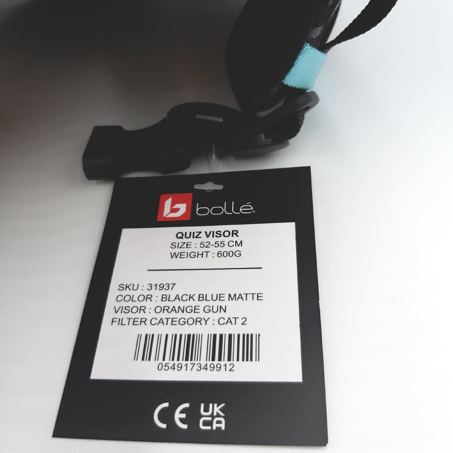 Bollé Skihelm Kopfschutz Sport Might Visor Schwarz Blau 52 55 cm Un