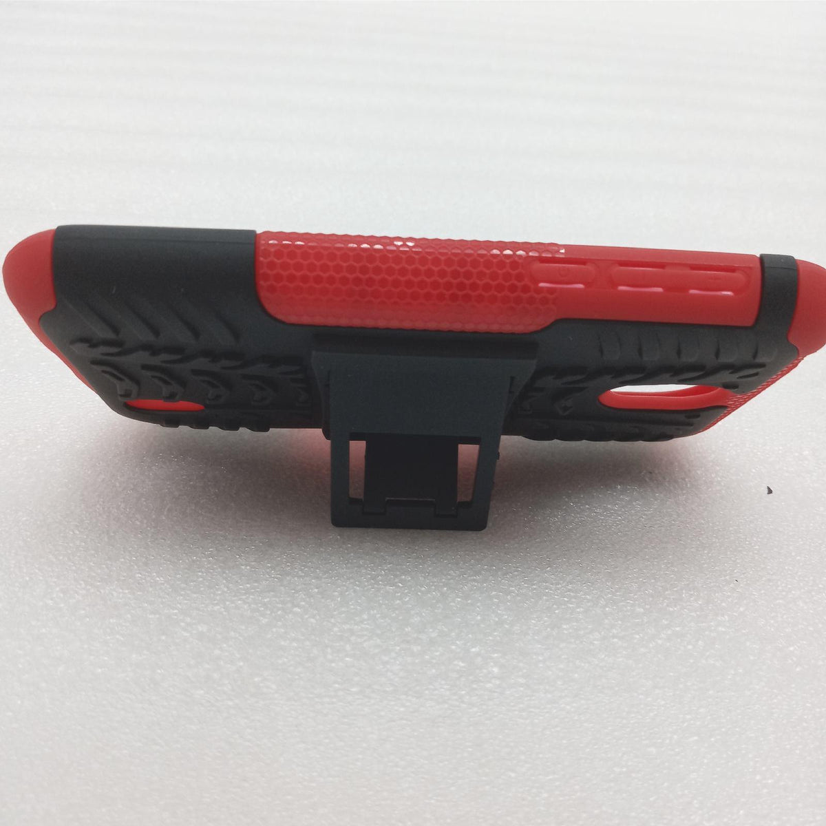 Nokia 1 Hülle TenYll 2in1 Silikon Rückseite Schutzhülle Heavy Duty Tough Rugged Shock Proof Case Mit Halterung Doppeltem Schutz Cover für Nokia 1 -Rot