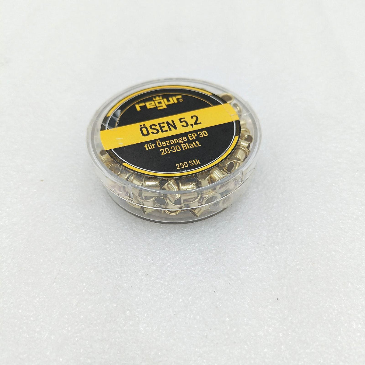 REGUR Ösen 5 2mm für EP 30 Stanz- und Ösenzange 250 Stück für 20 - 30 Blatt für Verträge zum Präsentieren Reparieren Basteln Verzieren.