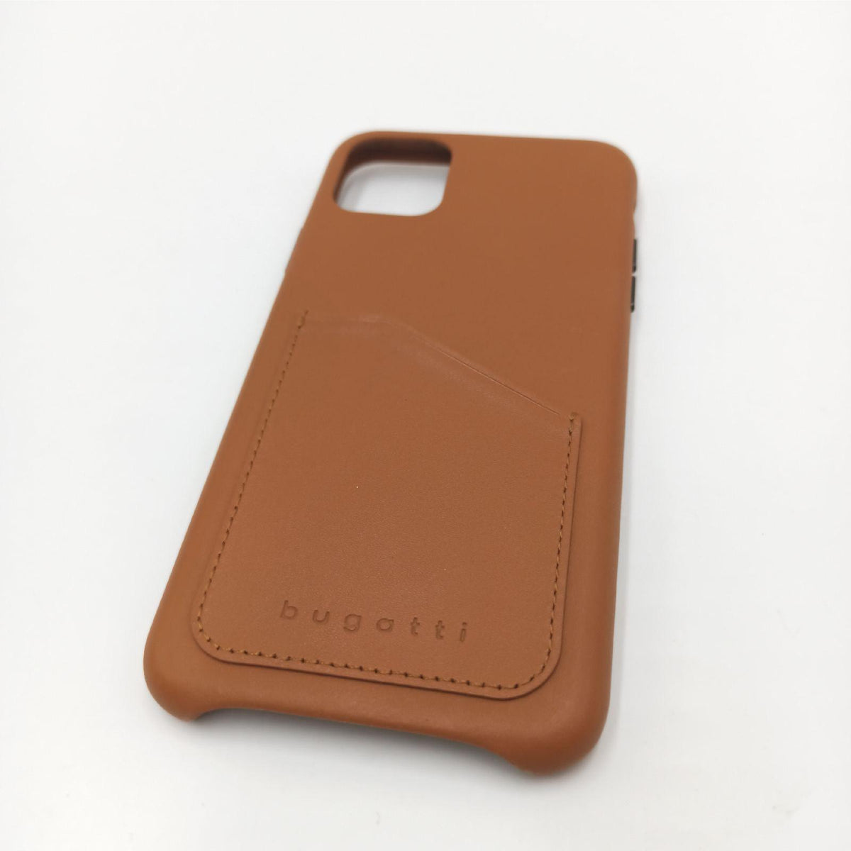 Bugatti Handyhülle Kompatibel mit iPhone 11 Pro Hülle Londra Rundum Schutzhülle Cognac