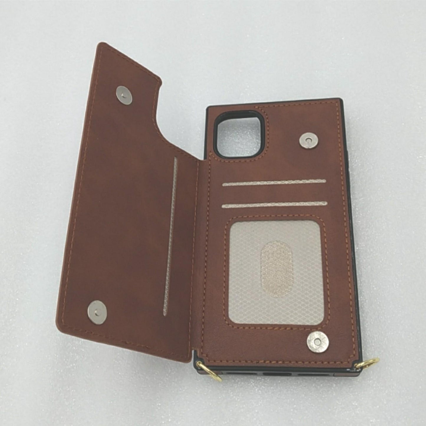 DEFBSC iPhone 11 Hülle Lanyard Kartenhalter PU Leder Handyhülle Schutzhülle für optimalen Schutz