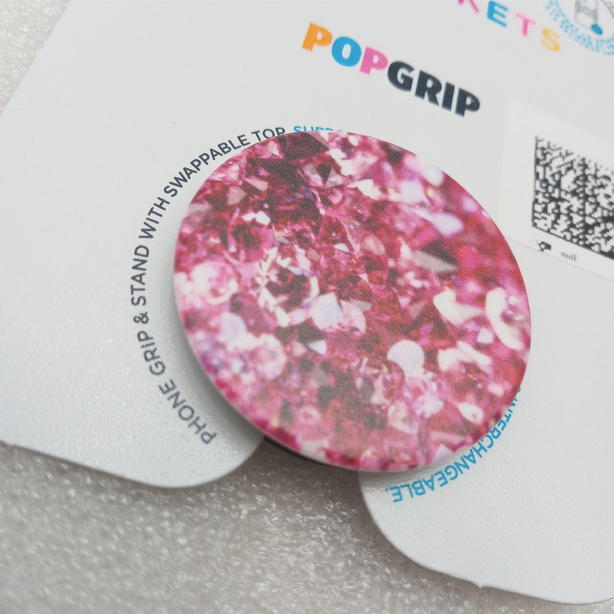 Popsockets PopGrip Handy Zubehör Pink Diamanten austauschbar bequem modern praktisch