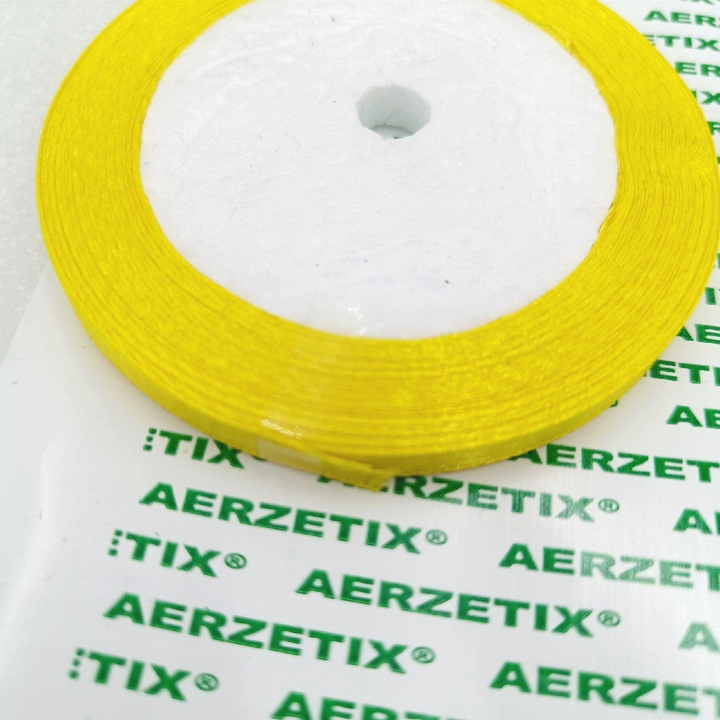 Aerzetix Satinband Bänder C50486 gelb dekorativ kreativ Geschenkverpackung Geburt