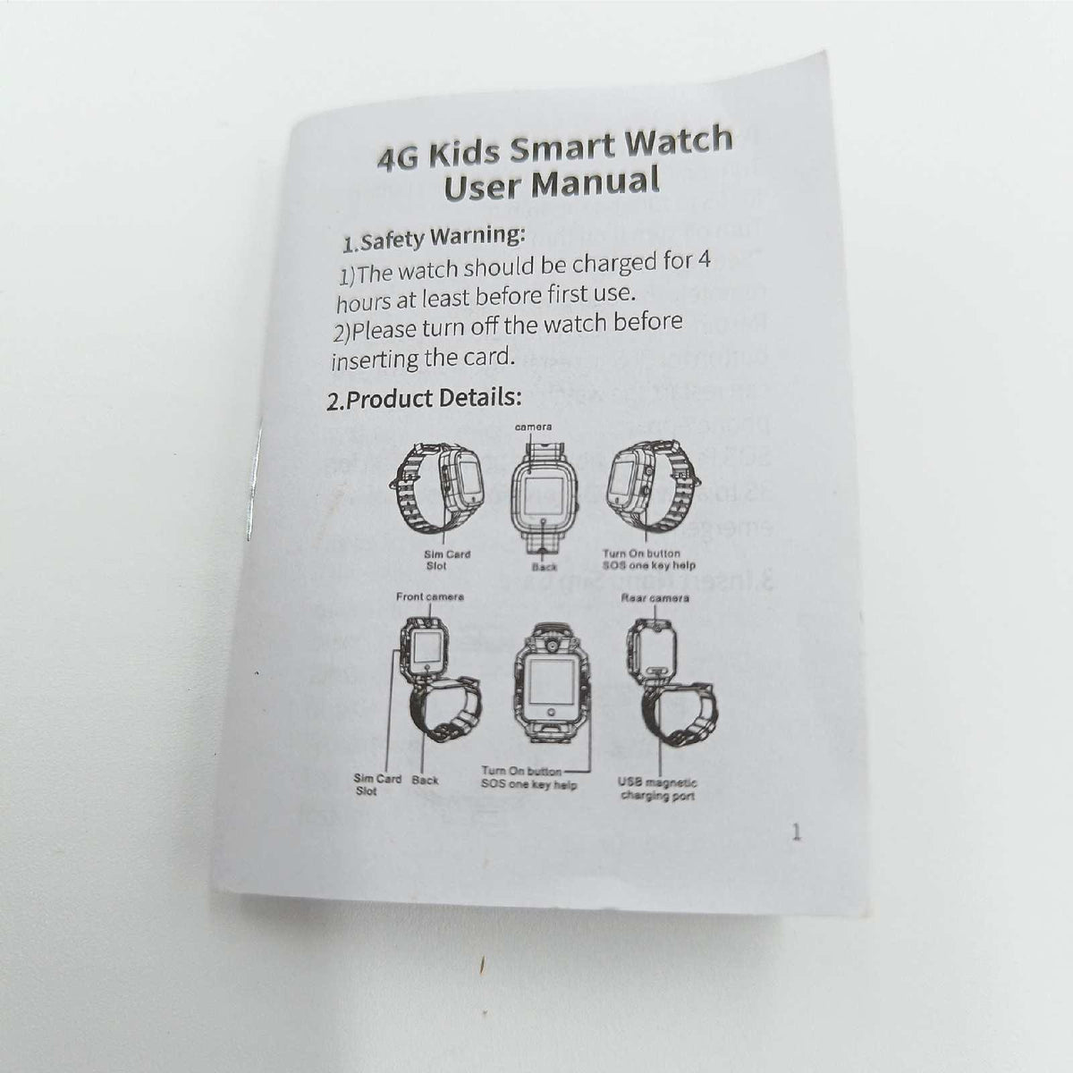 JOTOO Smartwatch Kinder Uhr Telefon Video Anruf Uhrzeit Anleitung Trendfunktion Spaß Zubehör