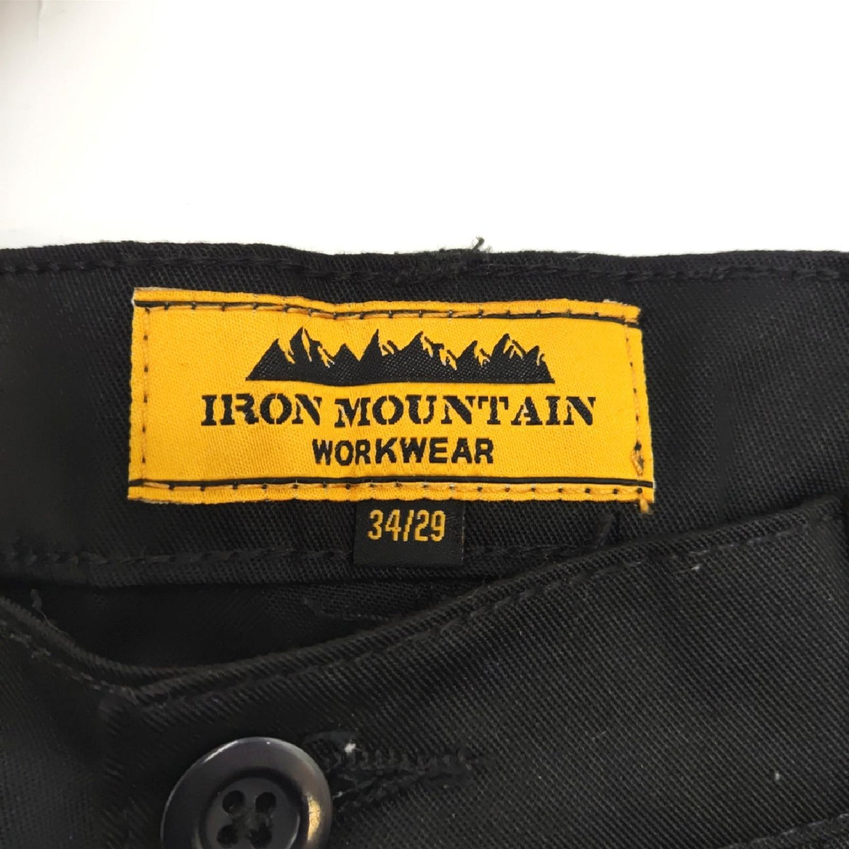 Iron Mountain Arbeitshose Herren Hose Arbeitskleidung Cargo schwarz robust Baustelle