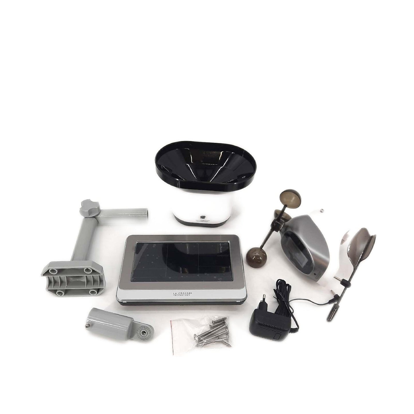 La Crosse Technology WS6869 Wetterstation Wifi Verbindung Weiß Silber Profi Qualität