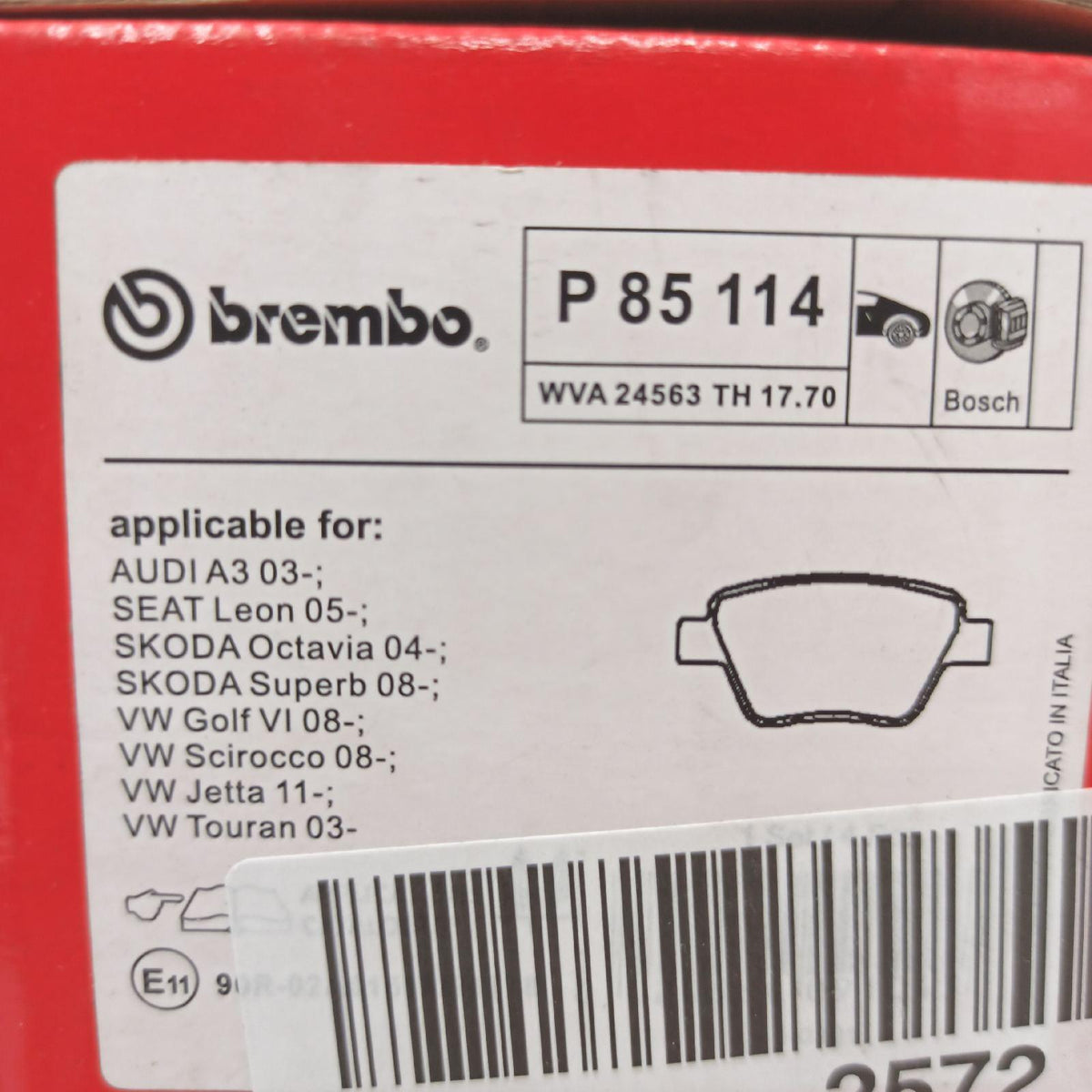 Brembo Bremsbelag Verschleißteile Bremsbelag hinten P 85