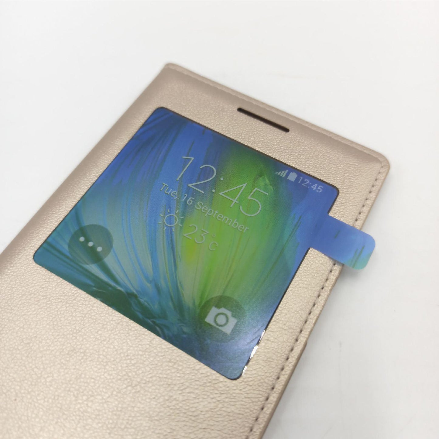 Samsung S View Cover für Galaxy A5, gold (nicht für A5 "2016" geeignet)