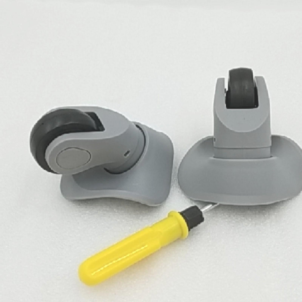 Yibuy Ersatzräder Gepäckrollen DIY 91x97x49mm links rechts Set