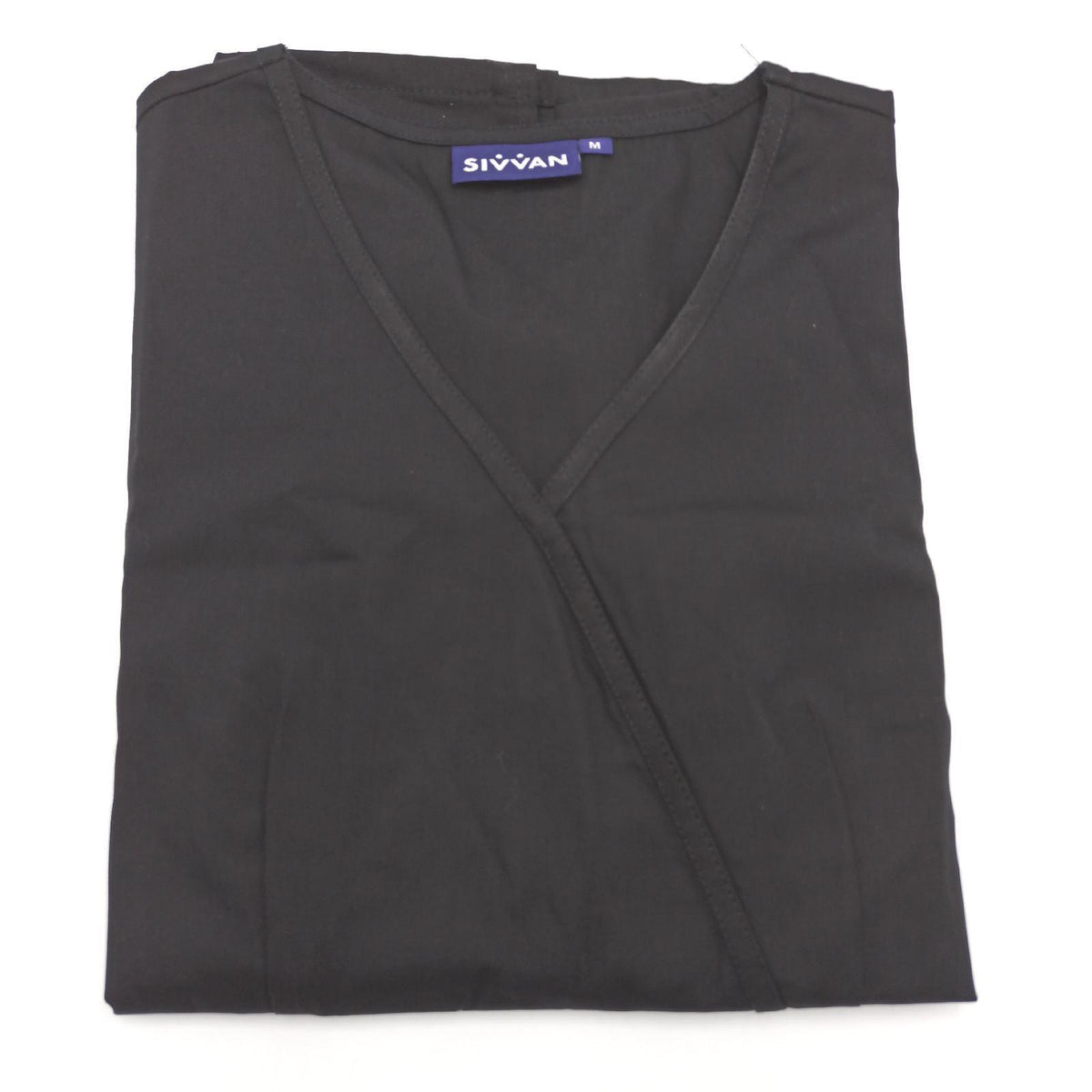 Sivvan Damen Pflegebekleidung Wickel-Top - S8302 - Black - M