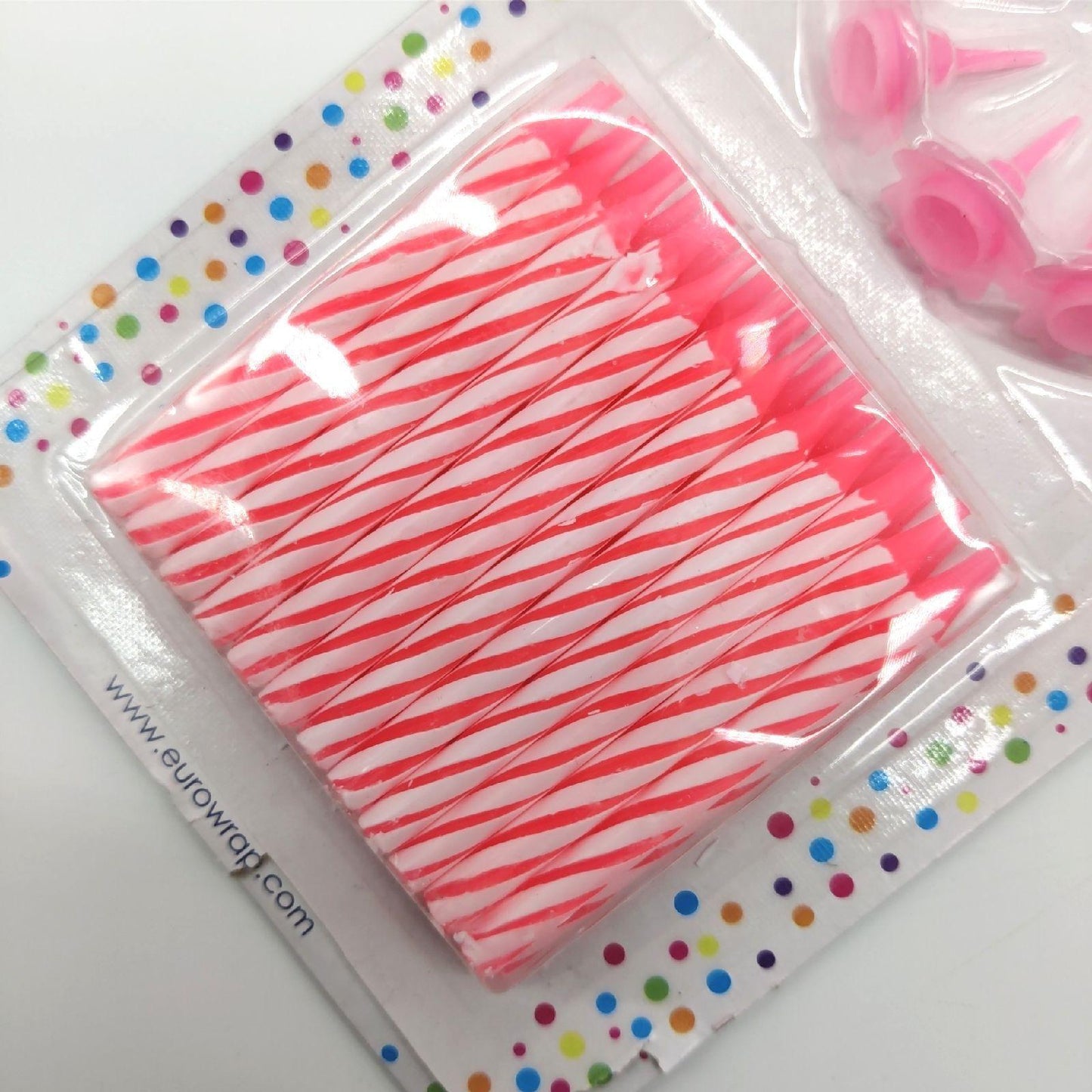 Clairefontaine Kerzenset Partyzubehör Eurowrap 12630PC sicher Geburtstag Feier Rosa