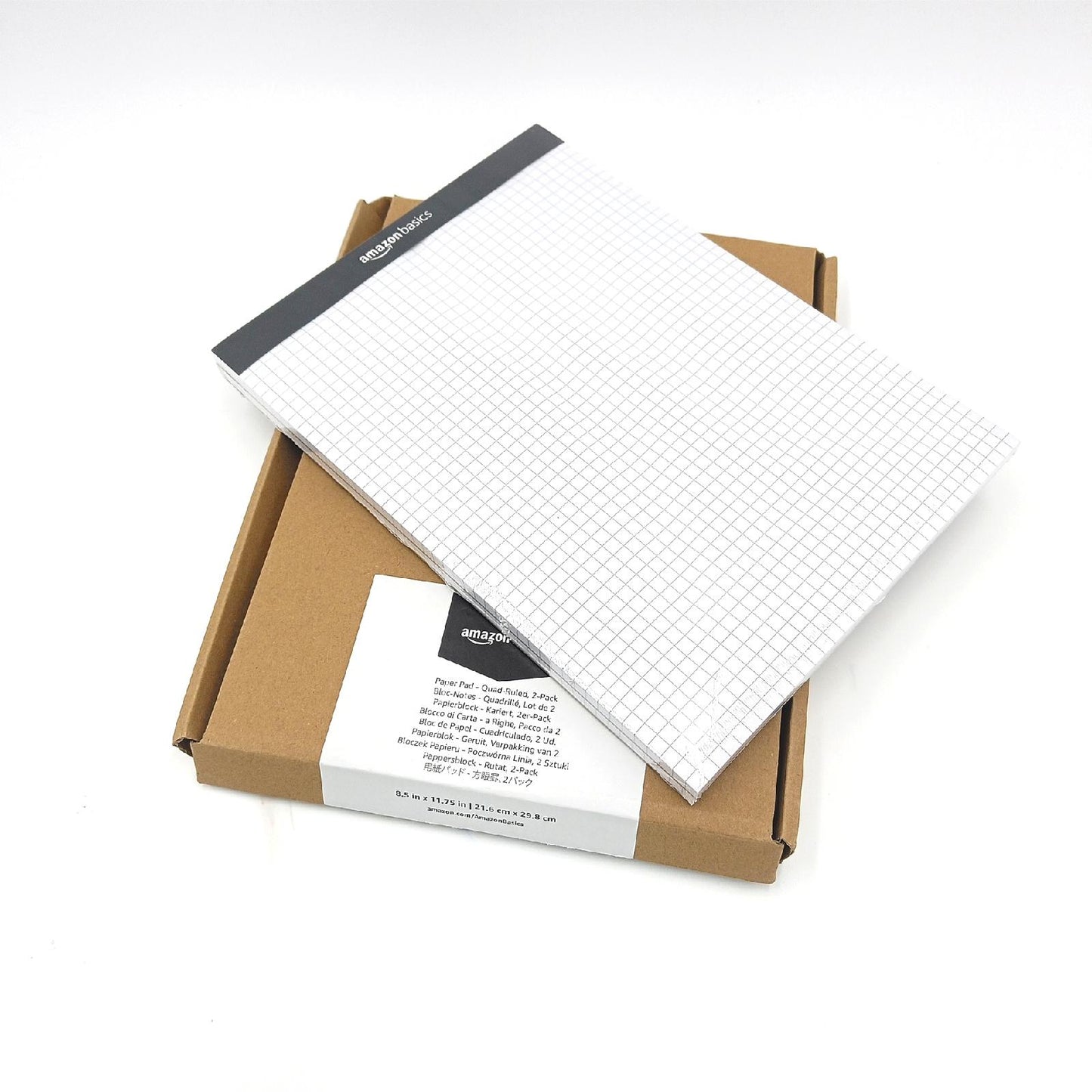 Amazon Basics Papierblock Schreibwaren Quad Ruled 21 6 cm x 29 5 cm