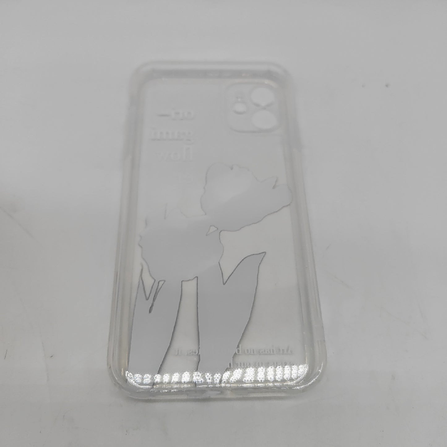 Fycyko Hülle Handyhüllen Schutzhüllen für iPhone 11 Transparent Blumen Muster Accessoire