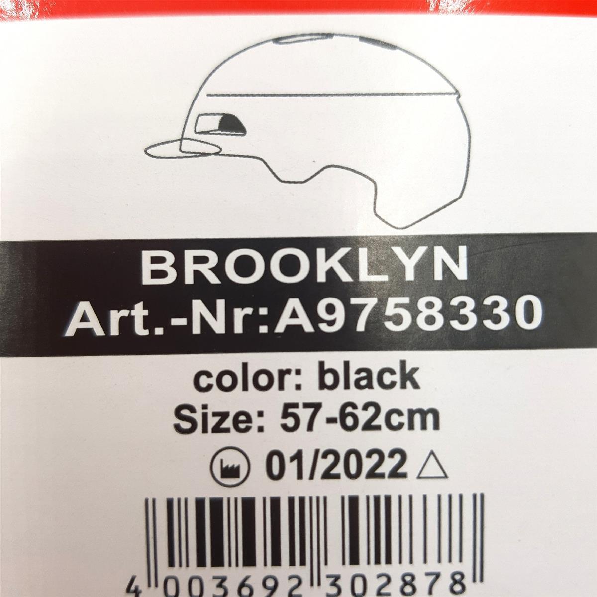 ALPINA Fahrradhelm Helme Brooklyn Unisex Ergonomisch Sicher Passt 57 61