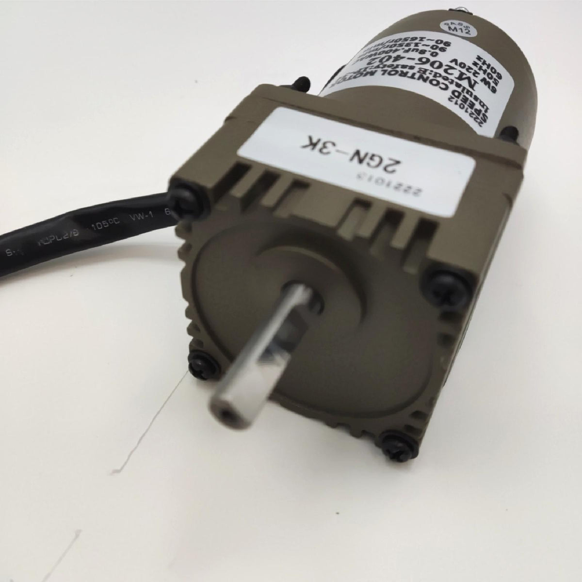 Drehzahlminderer AC 220V 6W Einphasen Asynchron Getriebemotor Verzögerung Einstellbar Geschwindigkeit für Verpackungsindustrie Werkzeugmaschinenindustrie Transportgeräte3K