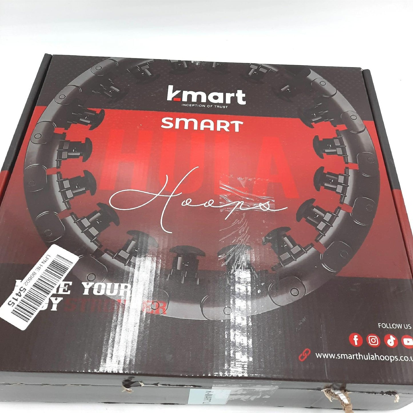 K MART Hula Hoop Fitnessgerät Sportgeräte Smart Weighted verstellbar 27 Knoten Training