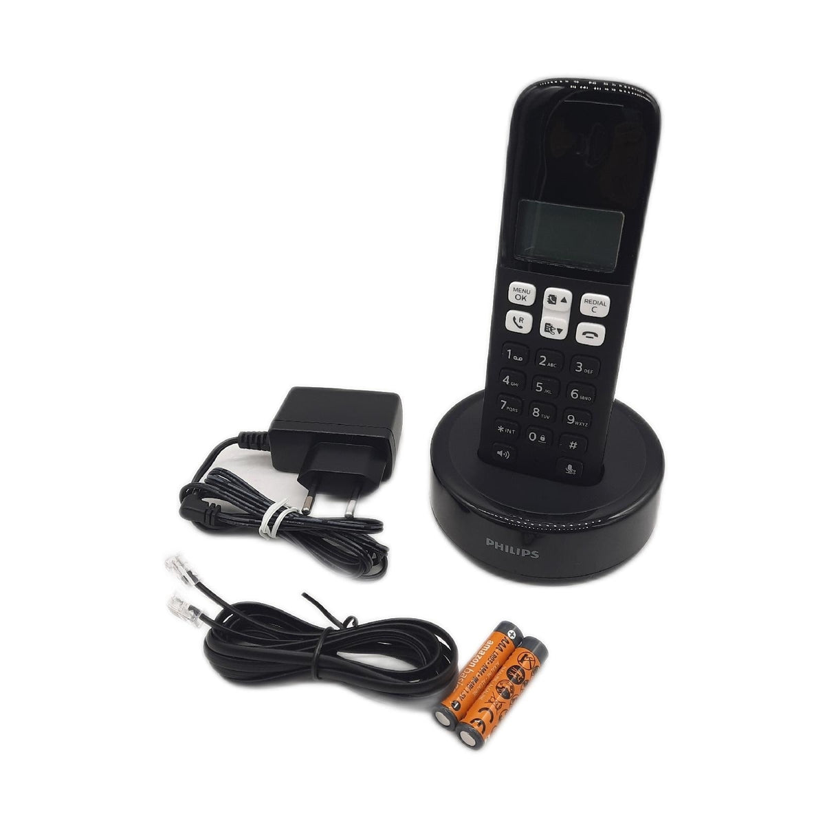 Philips Konsole DECT D16 Solo ohne Anrufbeantworter Home Wireless Telefonbasisstation