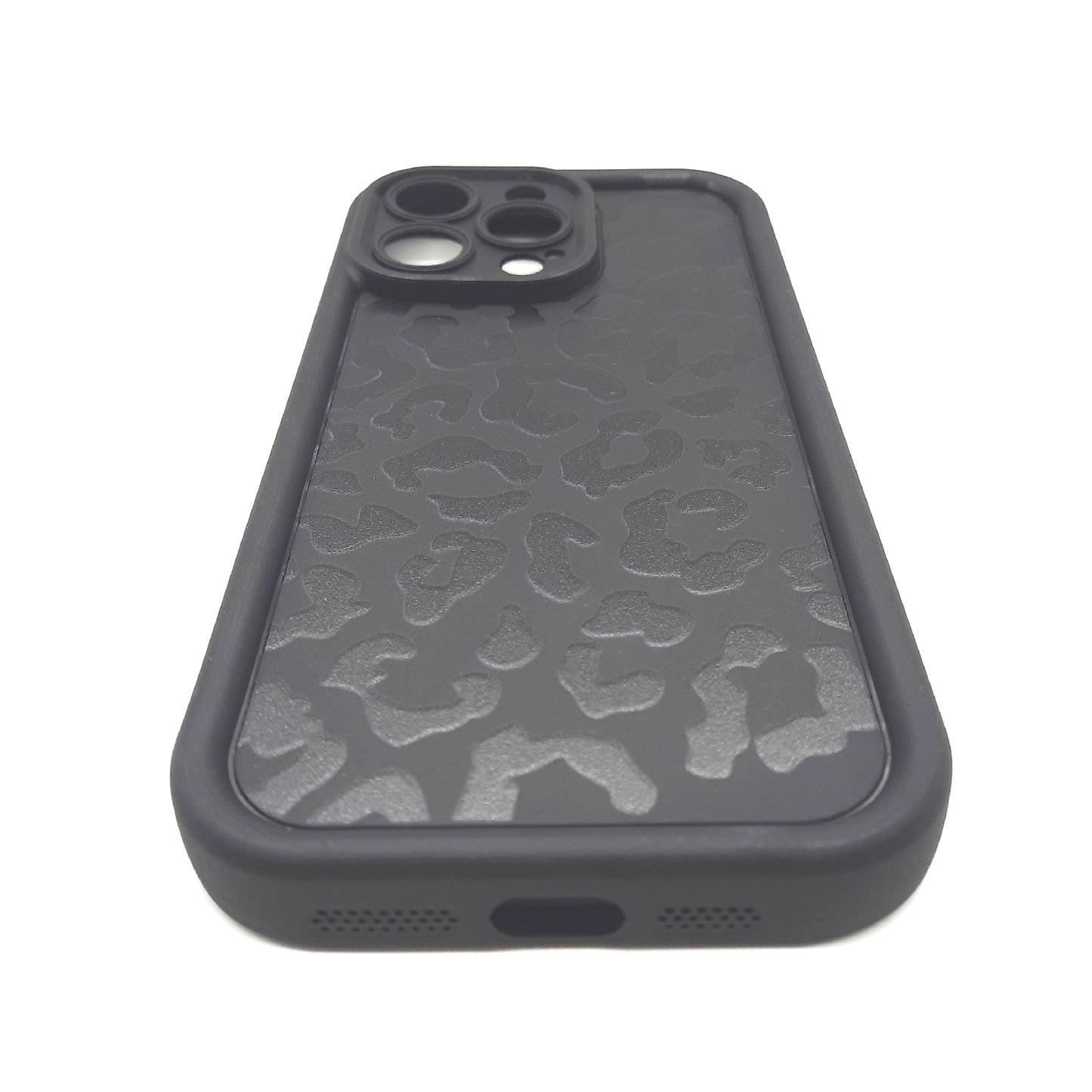 Newseego Hülle Handy Zubehör iPhone 15 Pro Max Leopardenmuster stylisch modern schützend