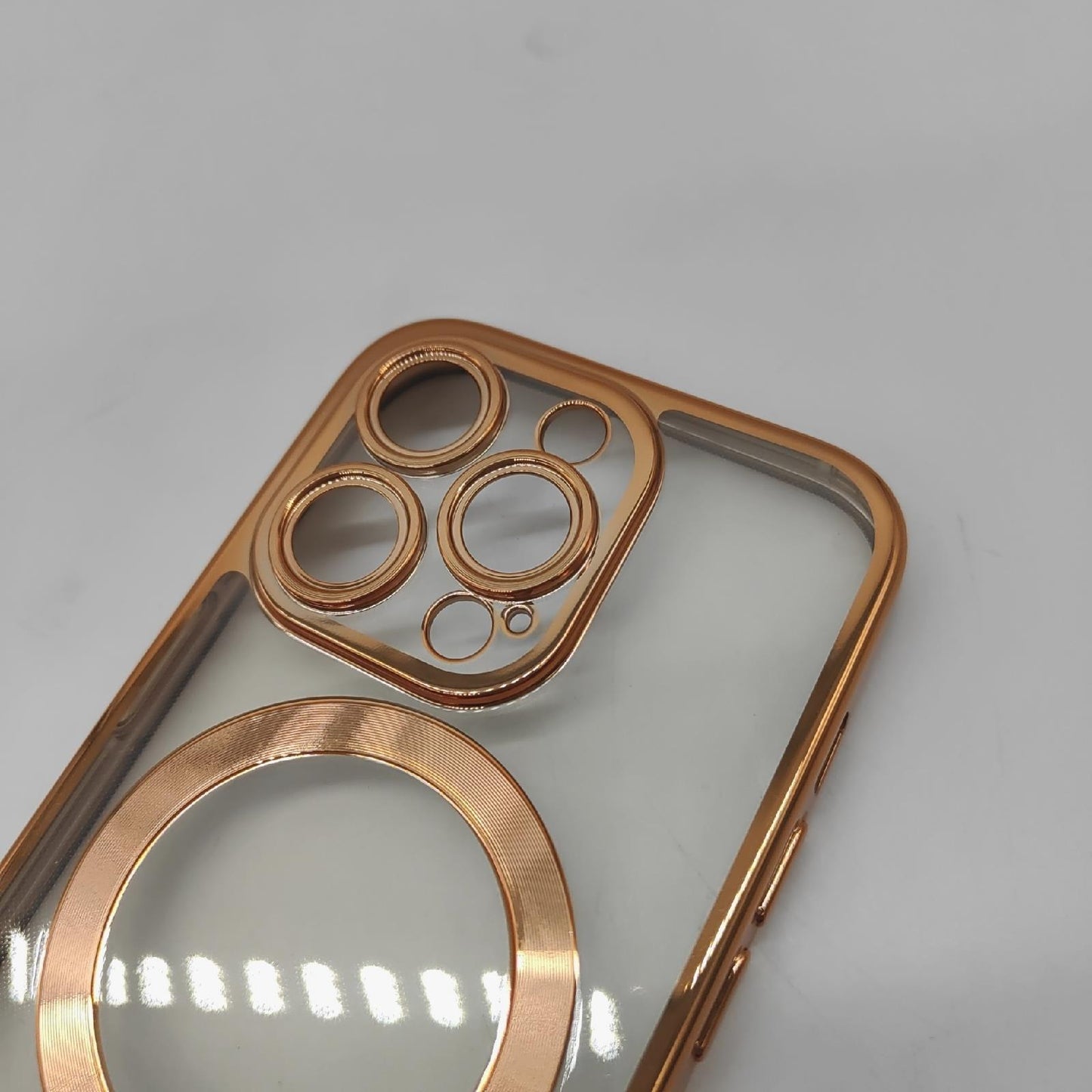 Meifigno Hülle Smartphone Zubehör Clear iPhone 14 Pro MagSafe kompatibel Anti Vergilbungsschutz