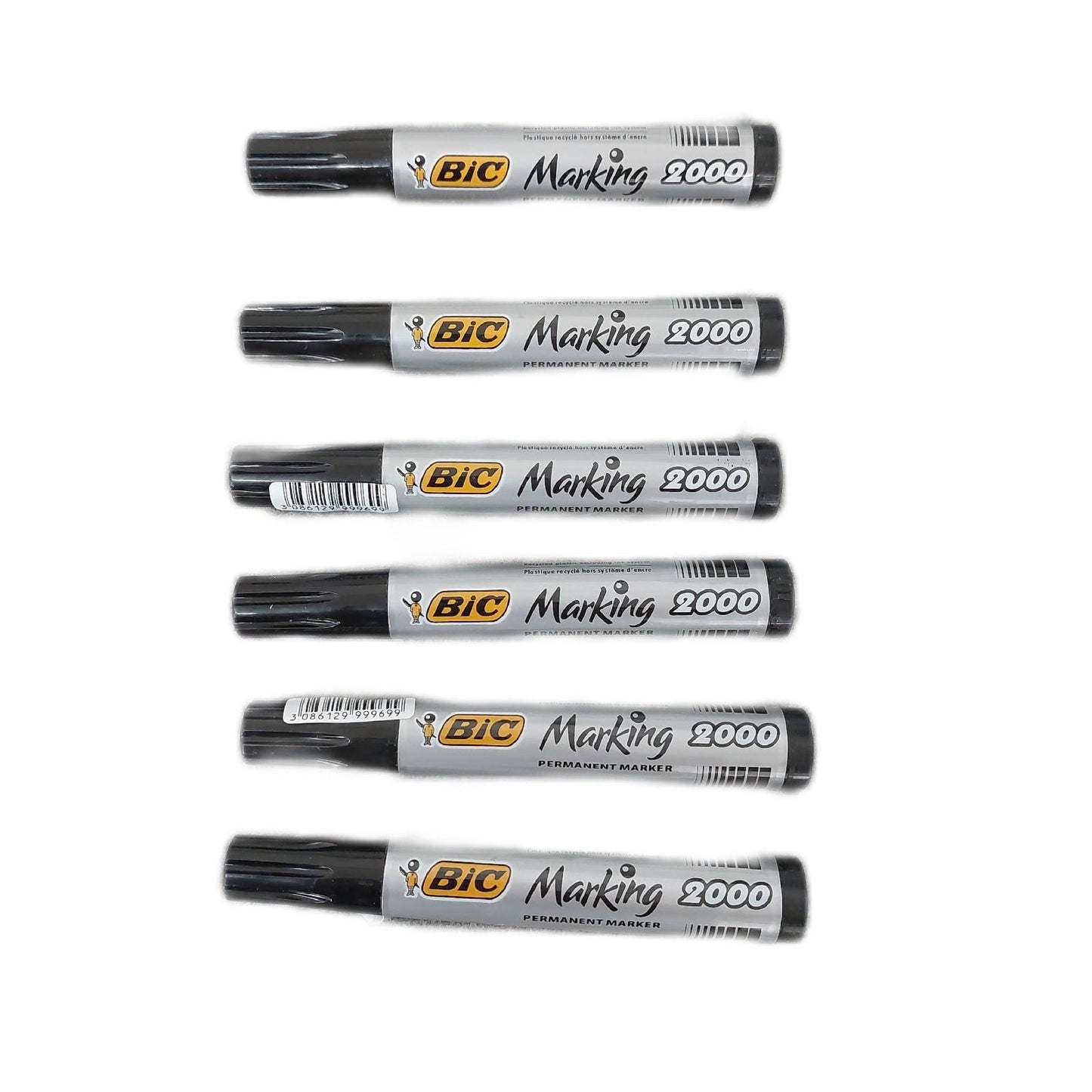 Bic Permanent Marker Schreibgerät Markierung Onyx 1482 Rundspitze Schwarz langlebig robust