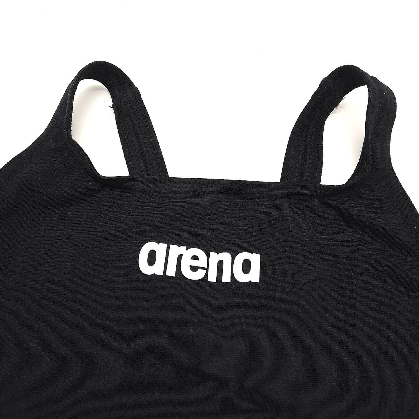 Arena Damen Badeanzug Schwimmbekleidung Team Swimsuit Black White Eleganz Stil Sportlich