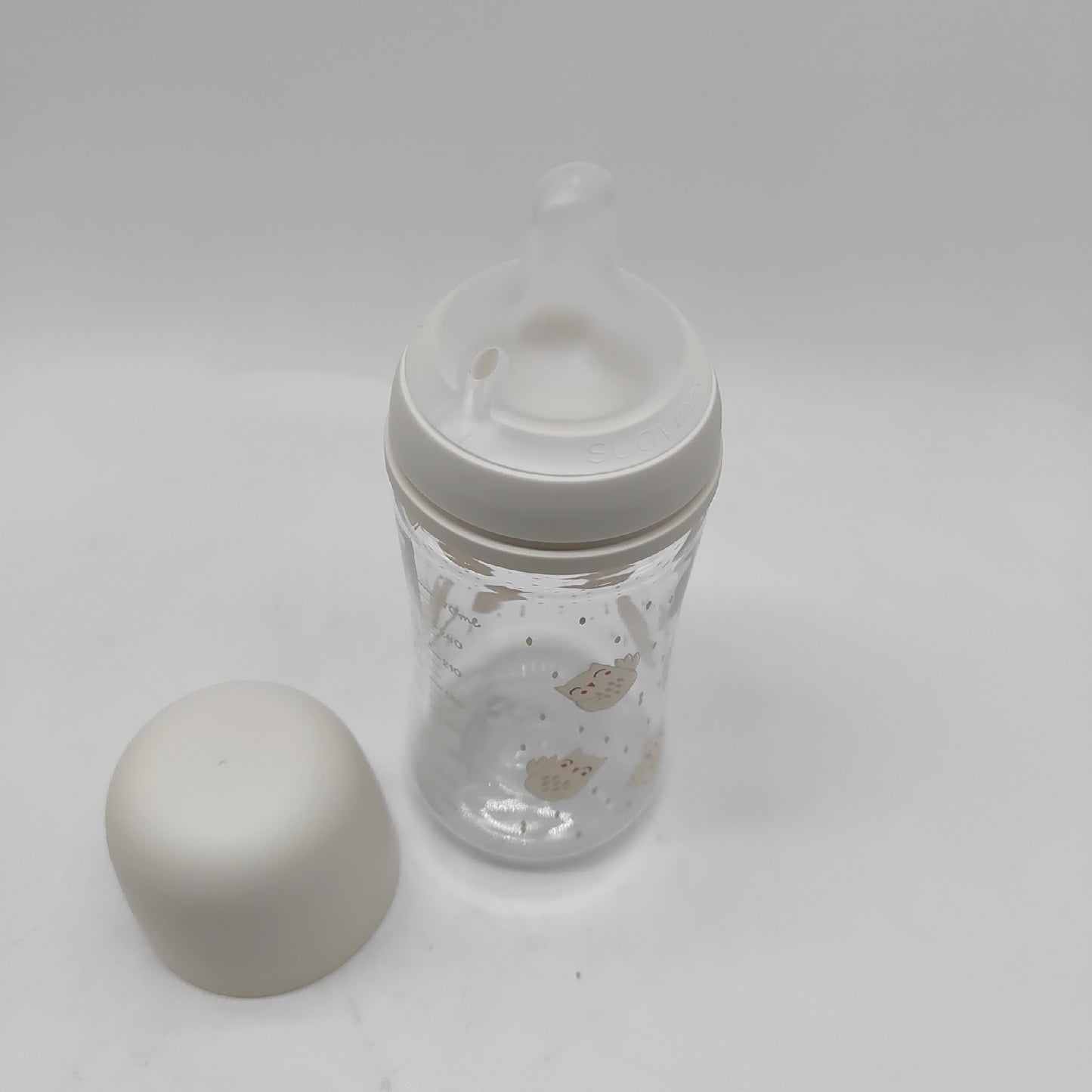 Suavinex Babyflasche Babybedarf 270 ml physiologischer Sauger Silikon Sauger