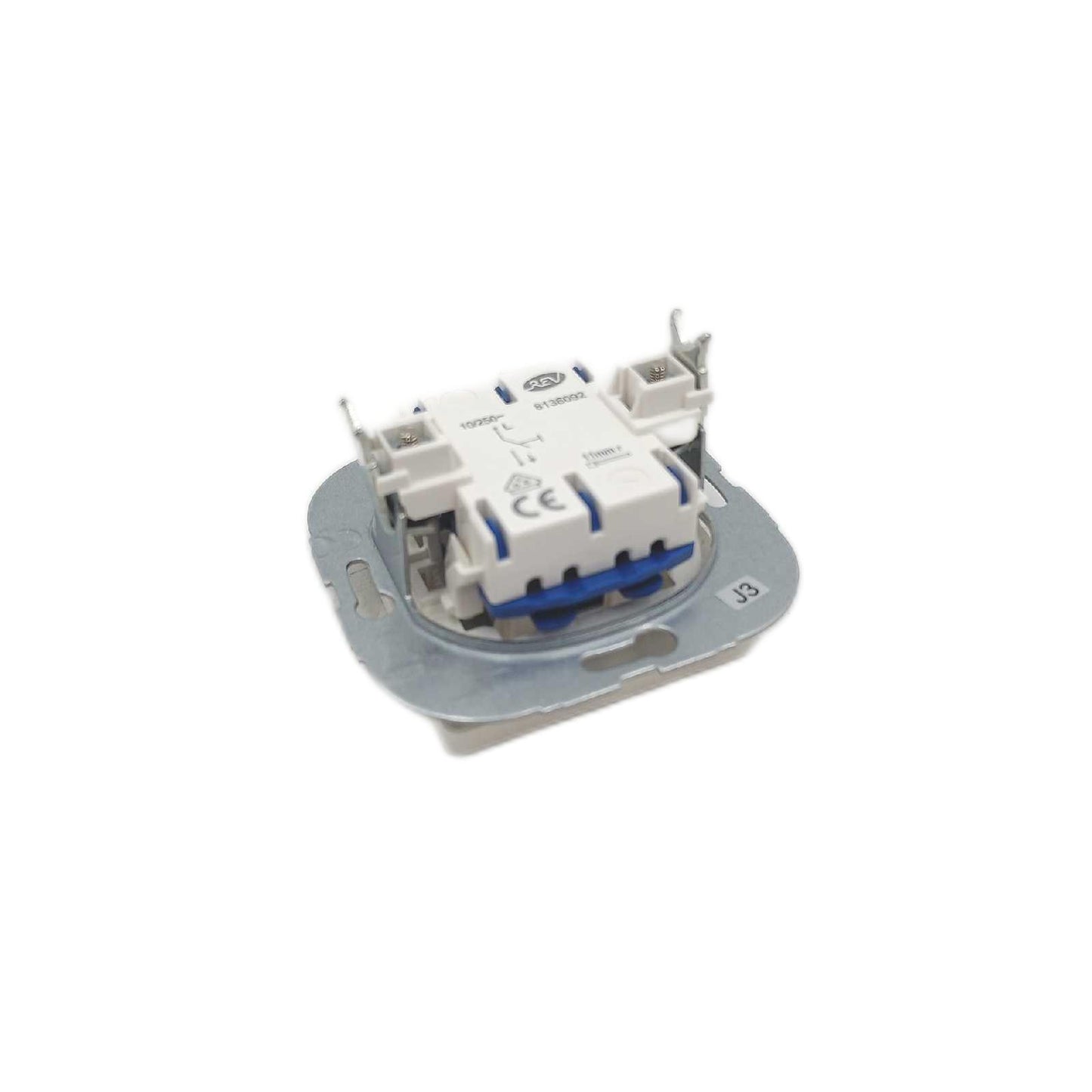 REV Primaluxe Taster Wippschalter Elektrozubehör 230 VAC 10 Ampere