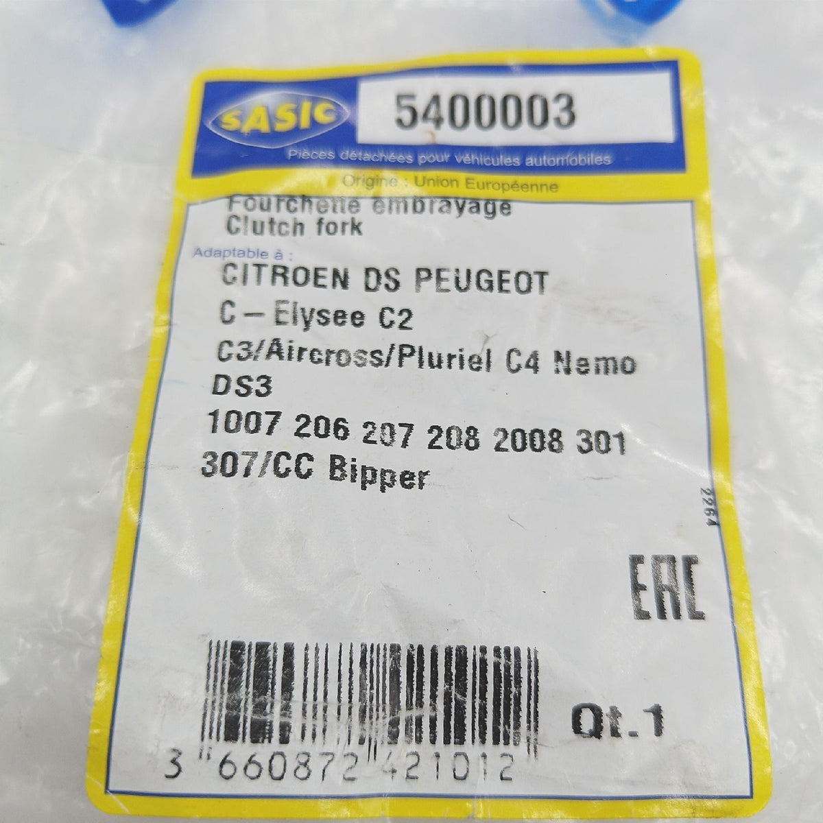 SASIC 5400003 Ausrückgabel Kupplung Kompatibel mit PEUGEOT 2008 Kombi CU 211761
