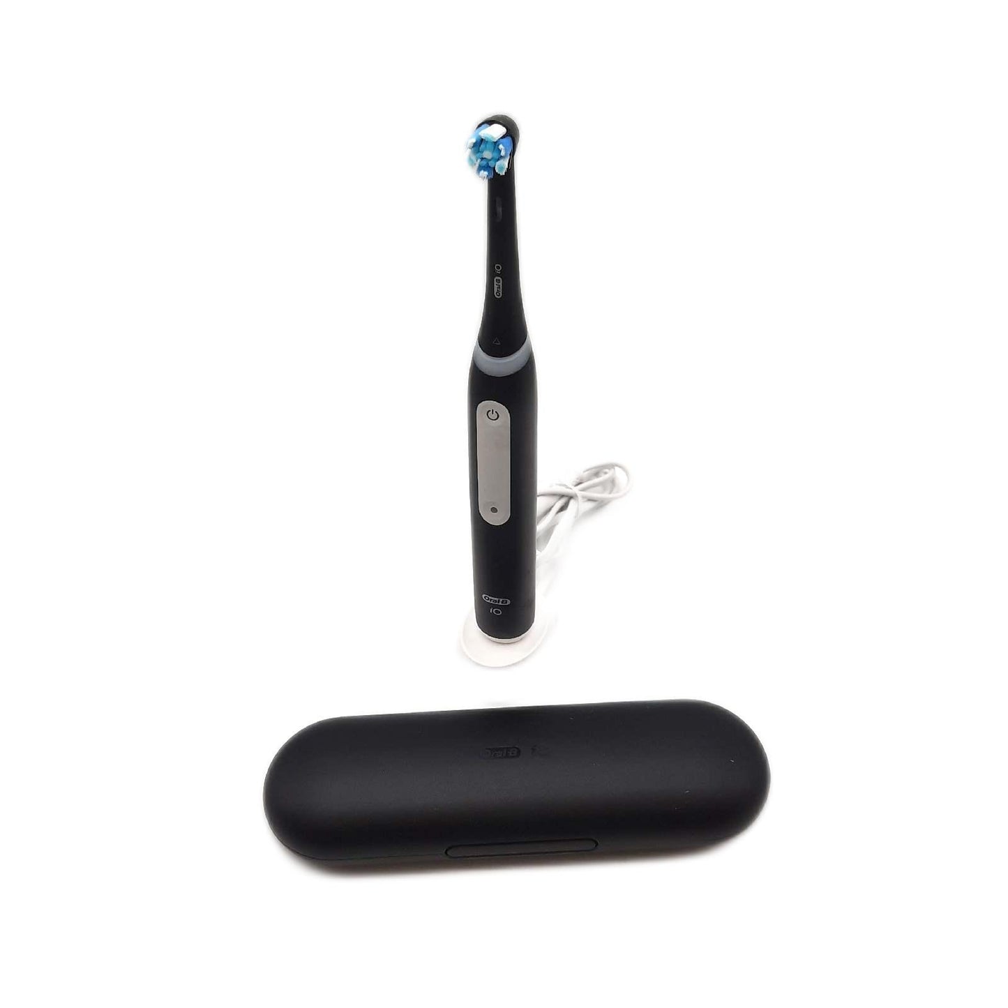 Oral-B Wiederaufladbare elektrische Zahnbürste iO 3 Schwarz 1 Ersatzkopf 1 Oral