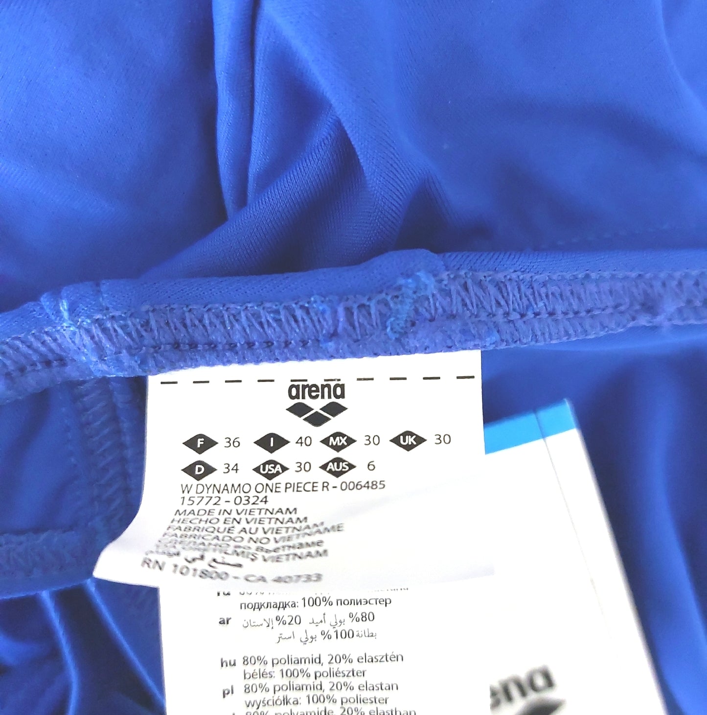 Arena Badeanzug Damen Sportbekleidung Dynamo R Sporty Dry Schwimmbekleidung Strandmode