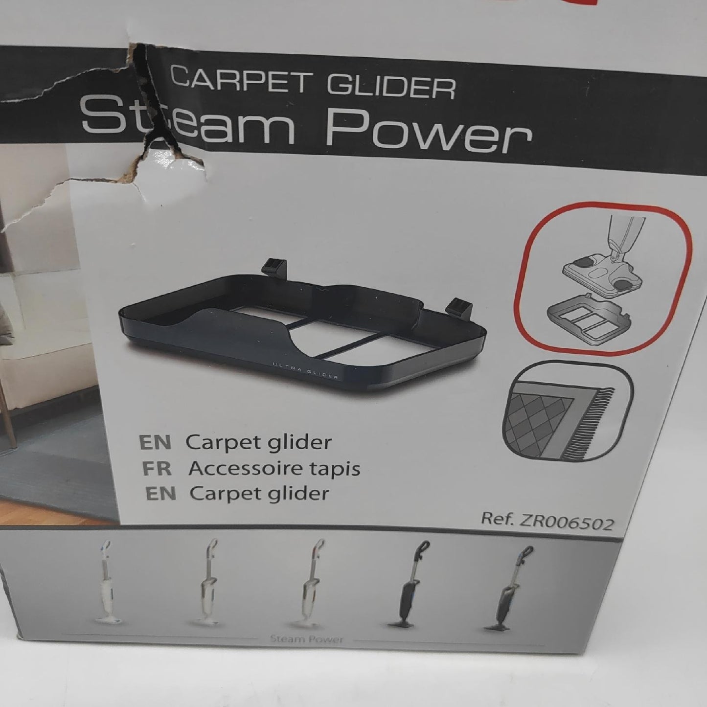 Rowenta Staubsaugermatte Haushaltszubehör ZR006502 Reinigung Steam Power Brush Floorcare