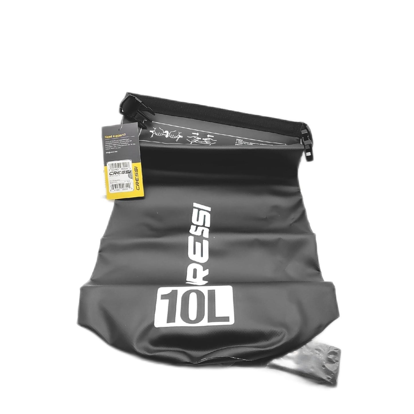 Cressi Dry Bag Tasche Tauchausrüstung Modell Dry Bag Wasserdichte lang verstellbarer Schulterriemen geeignet für Tauchen