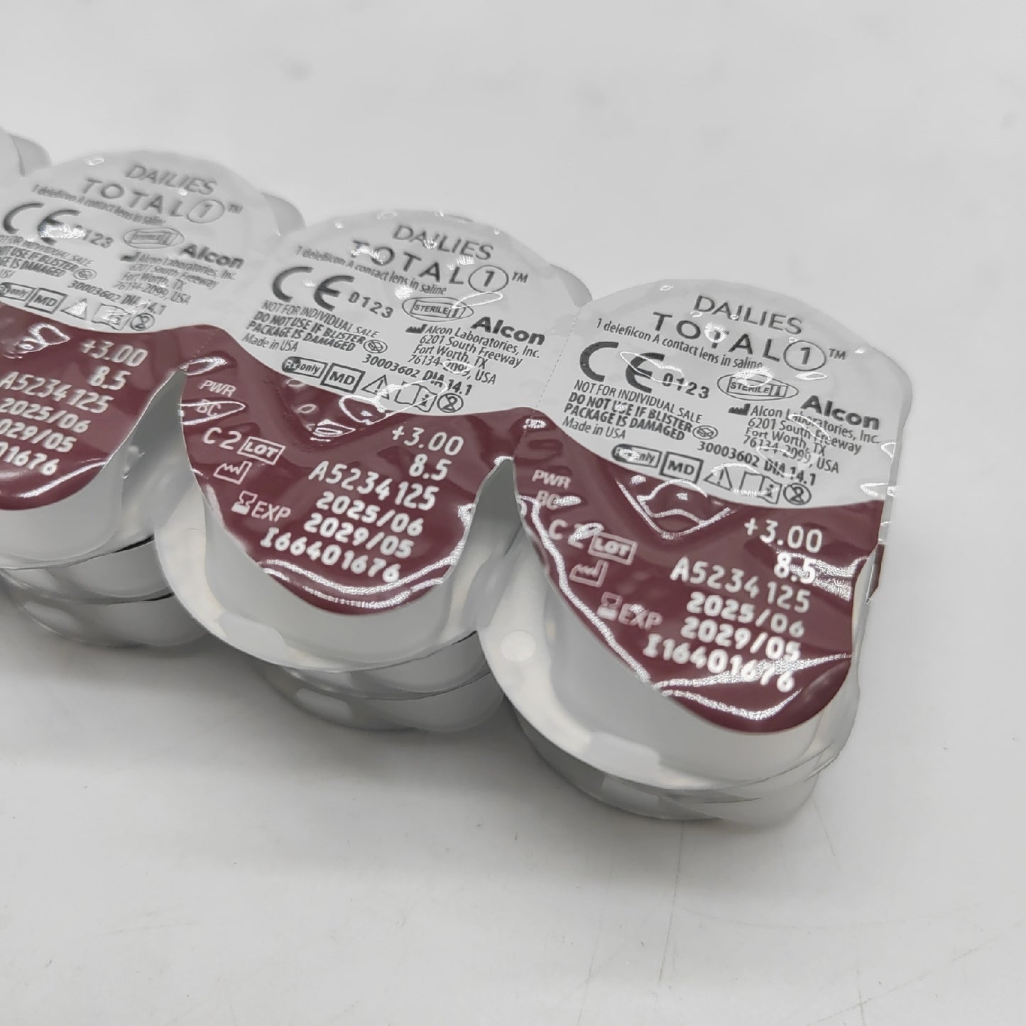 Dailies Tageskontaktlinsen Kontaktlinsen Augenoptik Total 1 BC 85 Tr