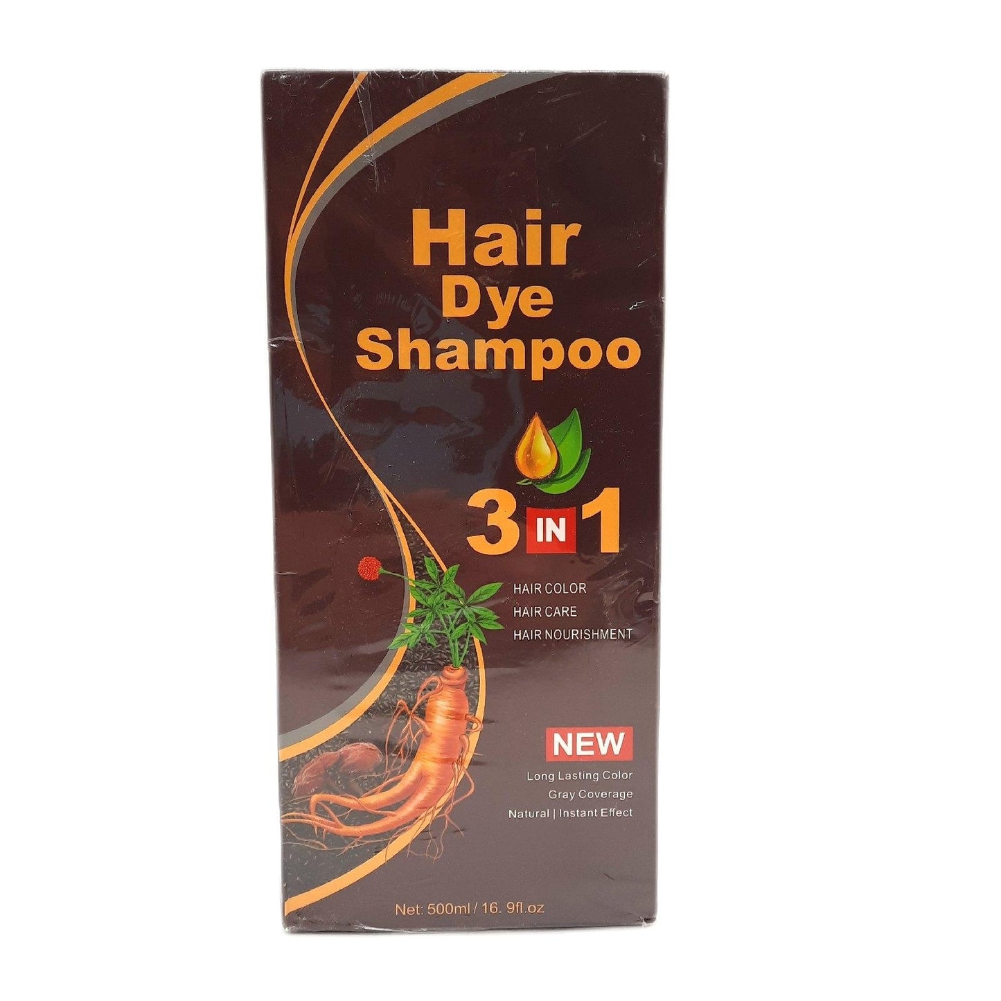 Shampoo Haarfärbeshampoo Haarpflege für schwarzes Haar Farbverstärkung Glanzpflege intensive Pflege