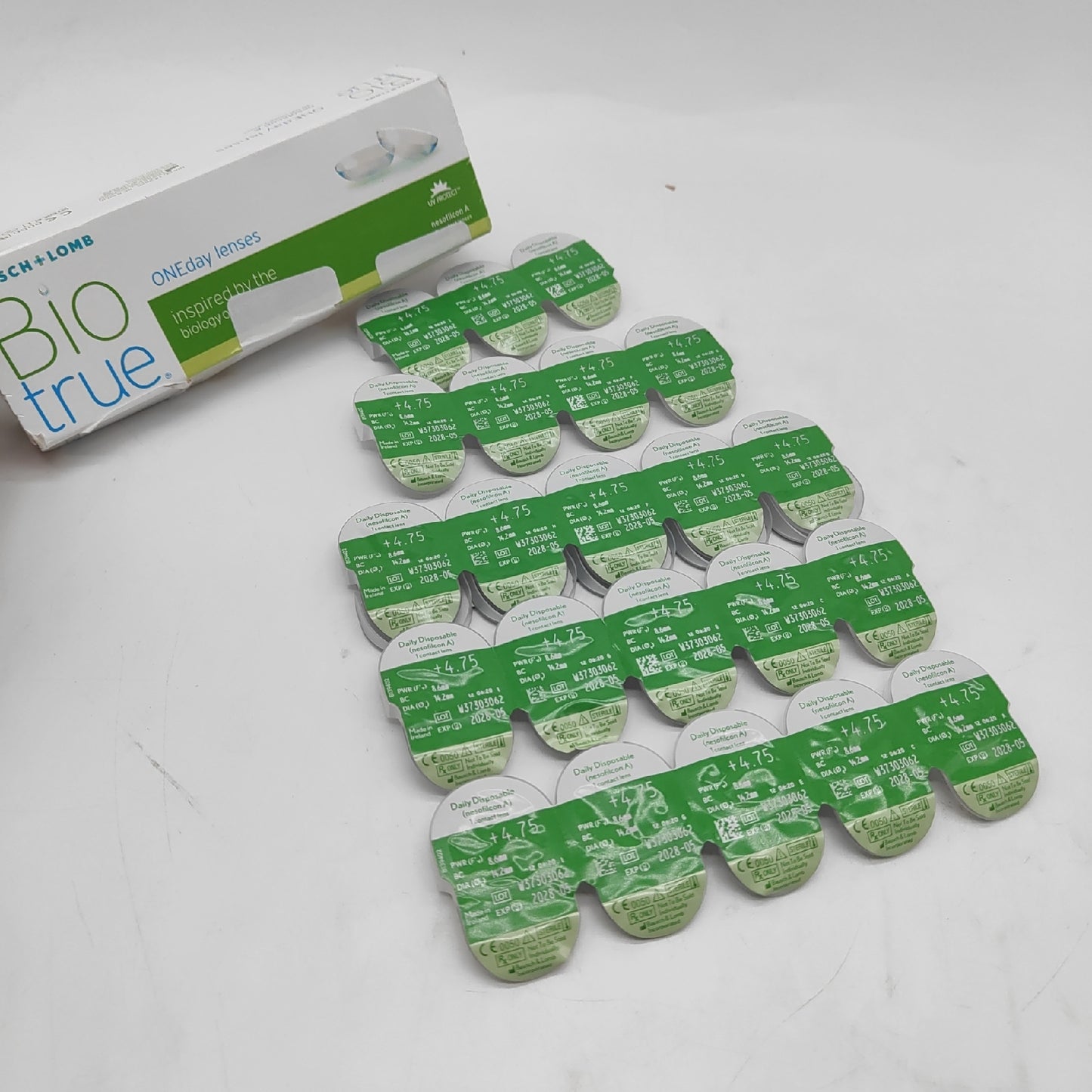 Biotrue Tageskontaktlinsen Kontaktlinsen Langzeittragen ONEDay klare Sicht für empfind