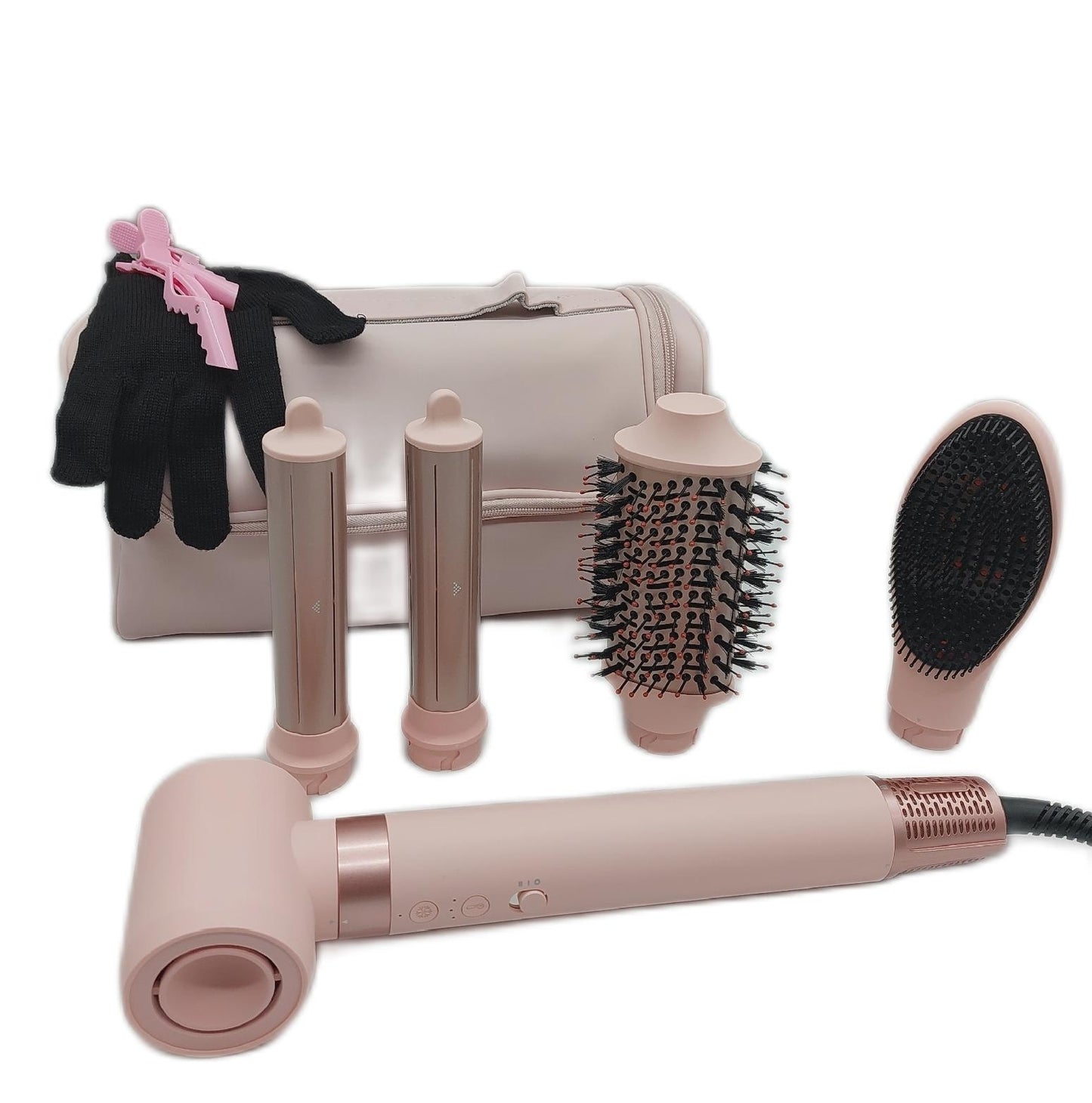 MESCOMB 5 in 1 Airstyler Professioneller Hairstyler Set Ionen Föhn Lockenstab