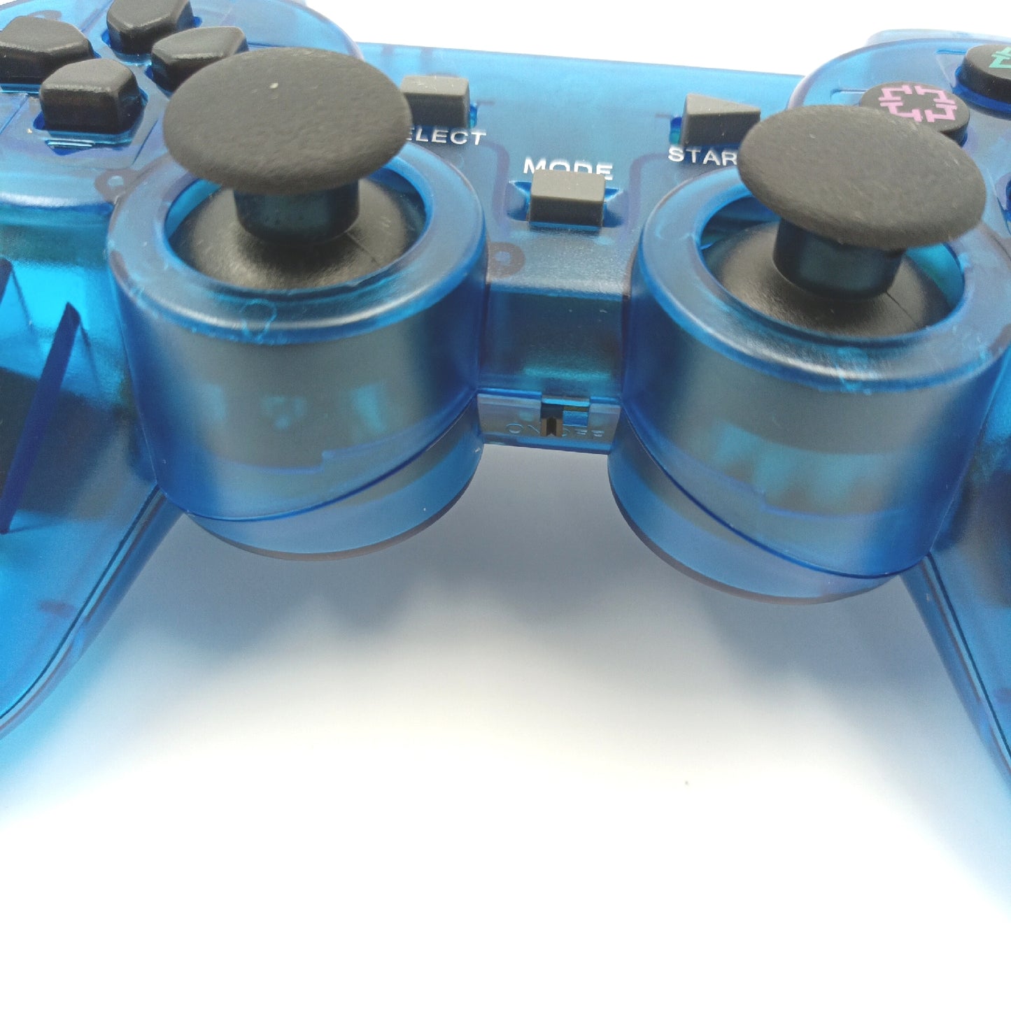 AUFGLO Wireless Controller Gaming Zubehör Classic für PS2 DS2 PC Retro Design Lila Blau
