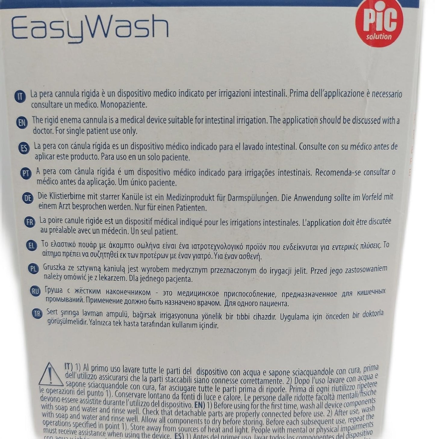 Pic Solution Spendergeraet Medizintechnik Pera con Cannula Rigida 347 ml