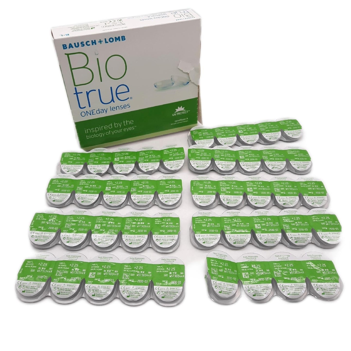 Biotrue ONEday Tages-Kontaktlinsen, 88 Linsen, Basiskurve 8,6 mm - Unvollständig